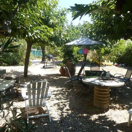 Les Muriers - Etage Complet D'une Grande Maison Avec Jardin Argeliers